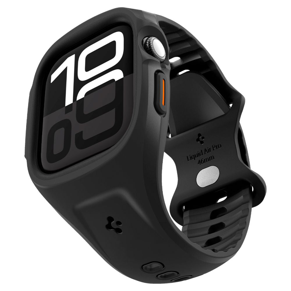 Spigen Liquid Air Pro Case for Apple Watch Series 10 / 11 46mm, Matte Black ACS09317