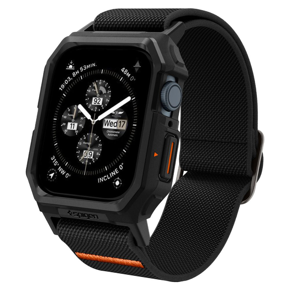 Spigen Lite Fit Pro etui til Apple Watch 44mm Series, Mat Sort ACS07103