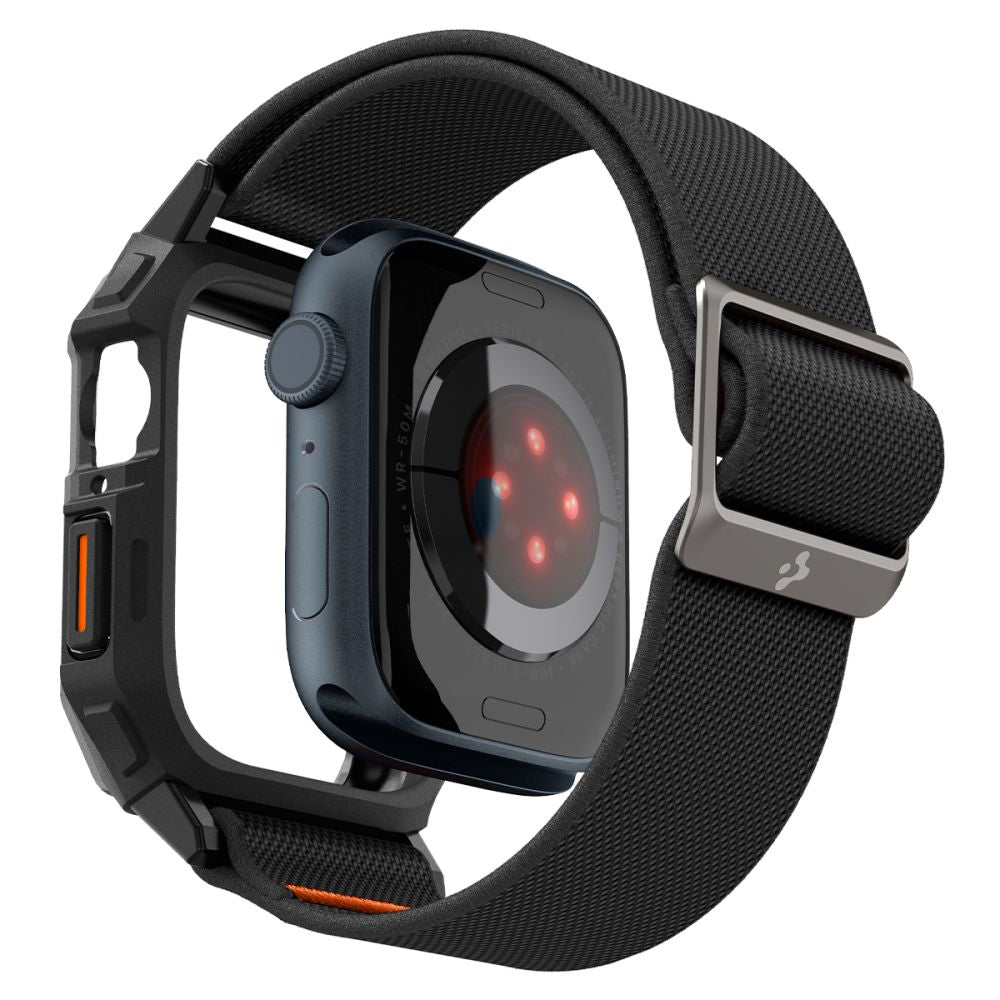 Spigen Lite Fit Pro etui til Apple Watch 44mm Series, Mat Sort ACS07103