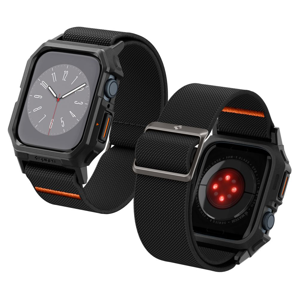 Spigen Lite Fit Pro etui til Apple Watch 44mm Series, Mat Sort ACS07103