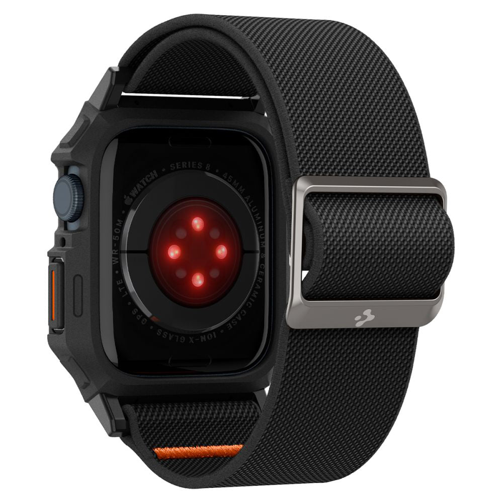 Spigen Lite Fit Pro etui til Apple Watch 44mm Series, Mat Sort ACS07103