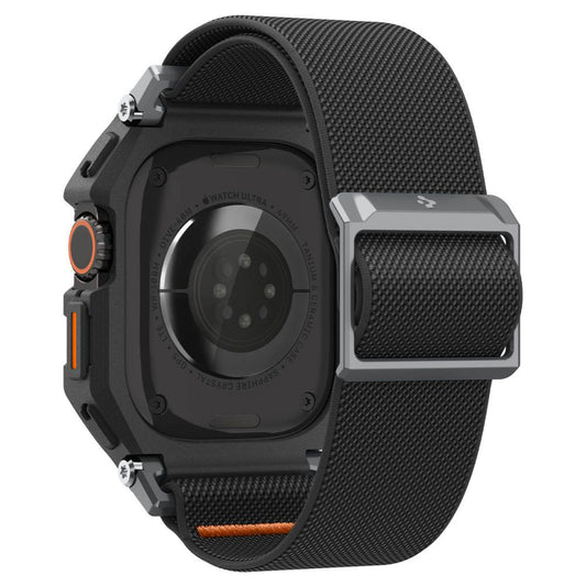 Spigen Lite Fit Pro-etui med skærmbeskytter til Apple Watch Ultra Series, Mat Sort ACS11415