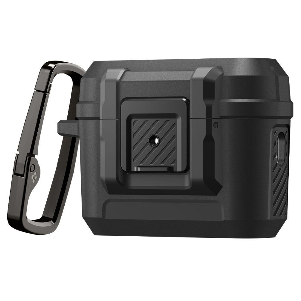 Spigen Lock Fit etui til Apple AirPods Pro 3, Mat Sort ACS09825