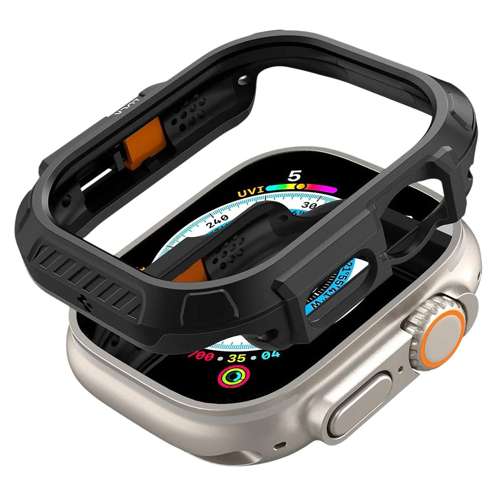 Spigen Lock Fit cover til Apple Watch Ultra Series, Mat Sort ACS06208