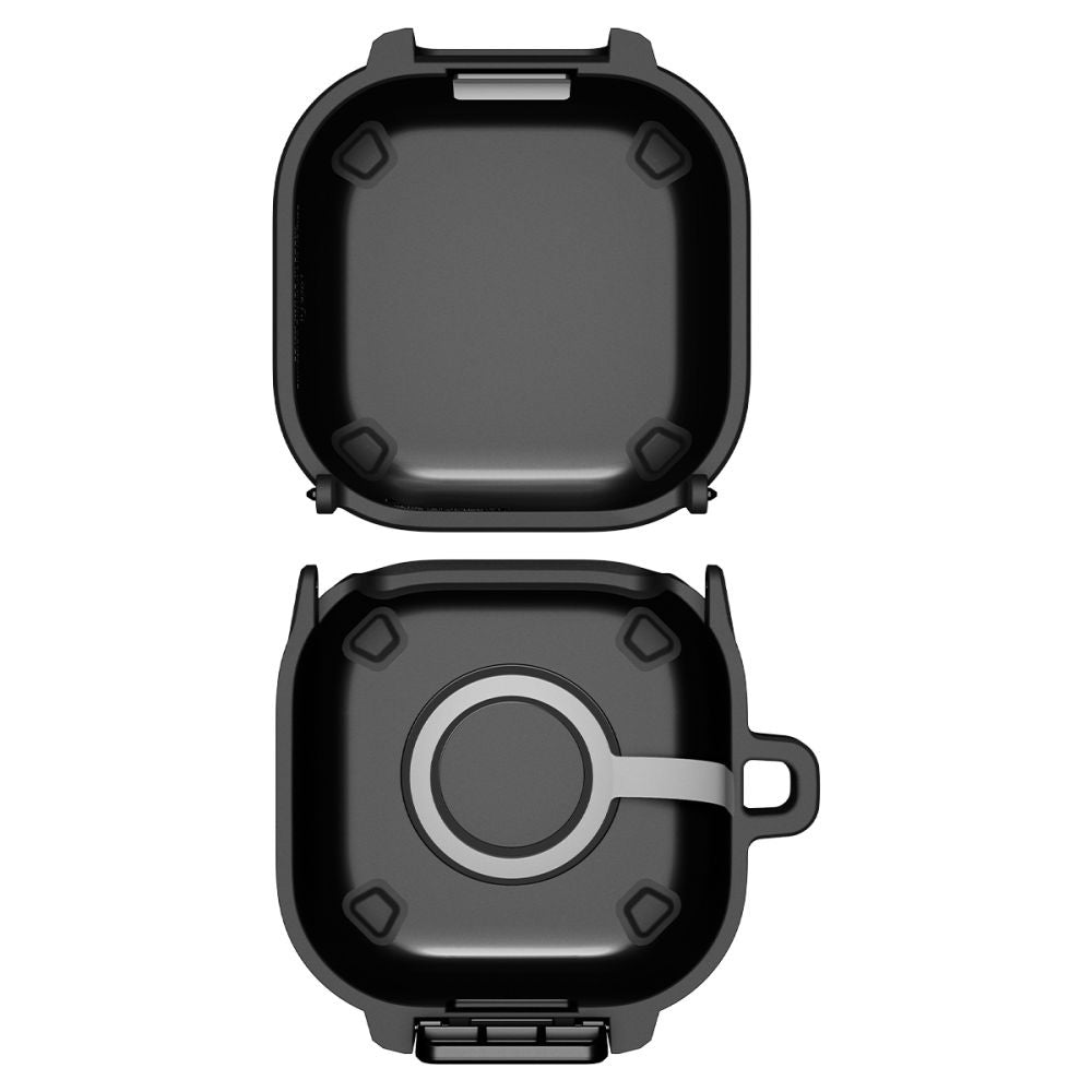 Spigen Lock Fit cover til Samsung Galaxy Buds4 / Buds4 Pro, Mat Sort ACS11202