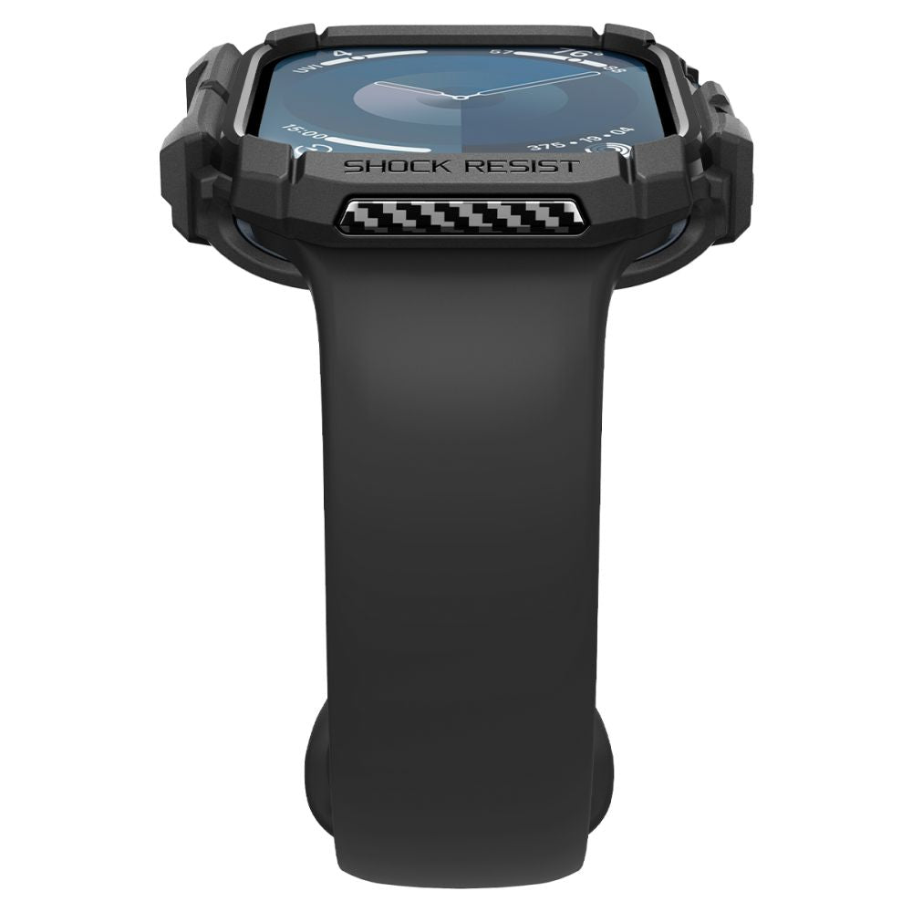 Spigen Rugged Armor cover til Apple Watch Series 10 / 11 42mm, Sort ACS08585