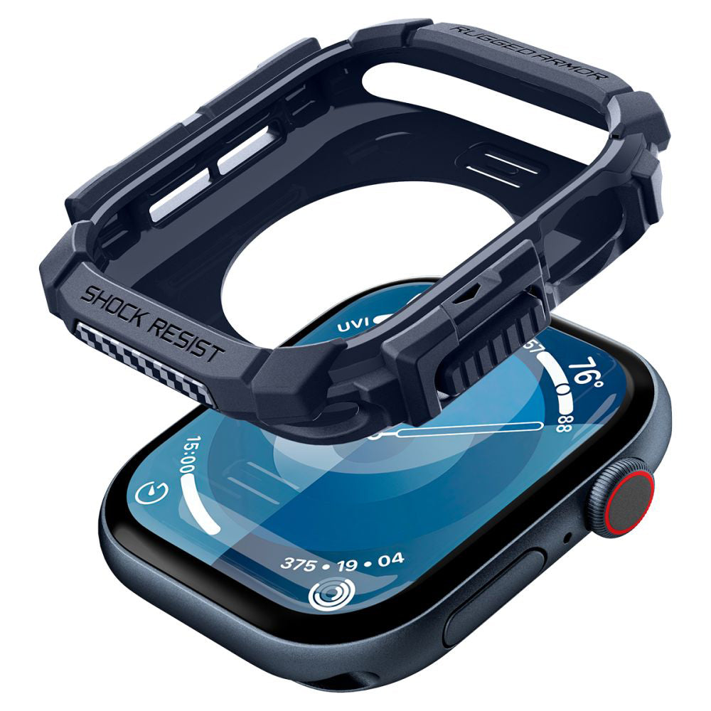 Spigen Rugged Armor cover til Apple Watch Series 10 / 11 46mm, Marineblå ACS08599