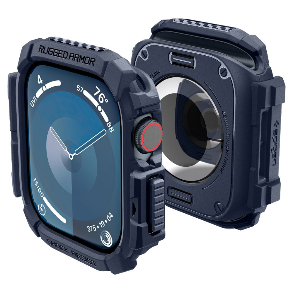 Spigen Rugged Armor cover til Apple Watch Series 10 / 11 46mm, Marineblå ACS08599
