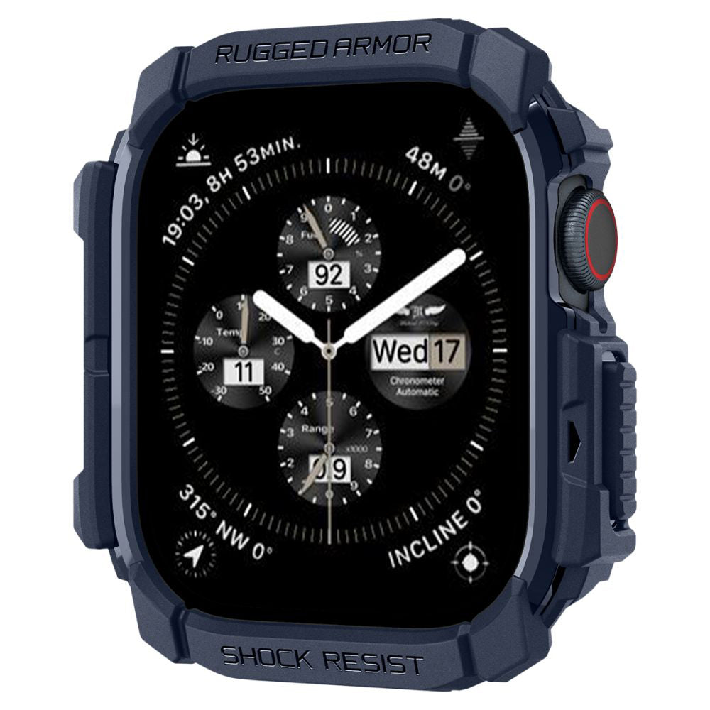 Spigen Rugged Armor cover til Apple Watch Series 10 / 11 46mm, Marineblå ACS08599