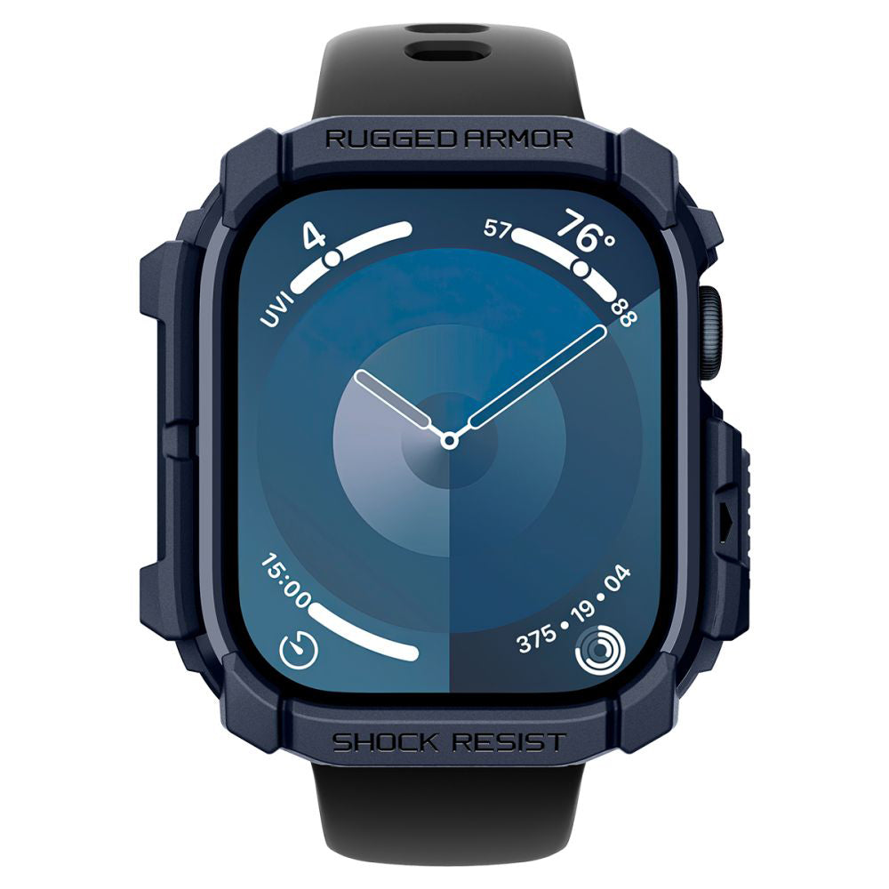 Spigen Rugged Armor cover til Apple Watch Series 10 / 11 46mm, Marineblå ACS08599