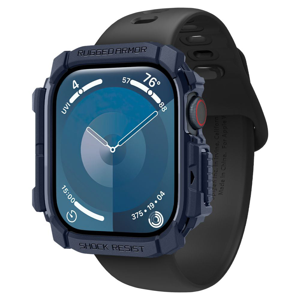 Spigen Rugged Armor cover til Apple Watch Series 10 / 11 46mm, Marineblå ACS08599