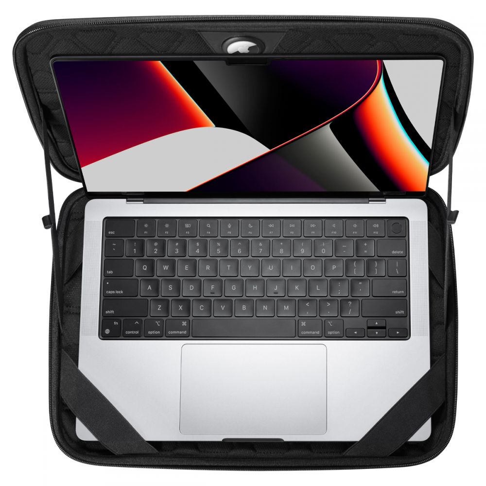 Spigen Rugged Armor taske til bærbar computer 13 tommer - 14 tommer, sort AFA04270