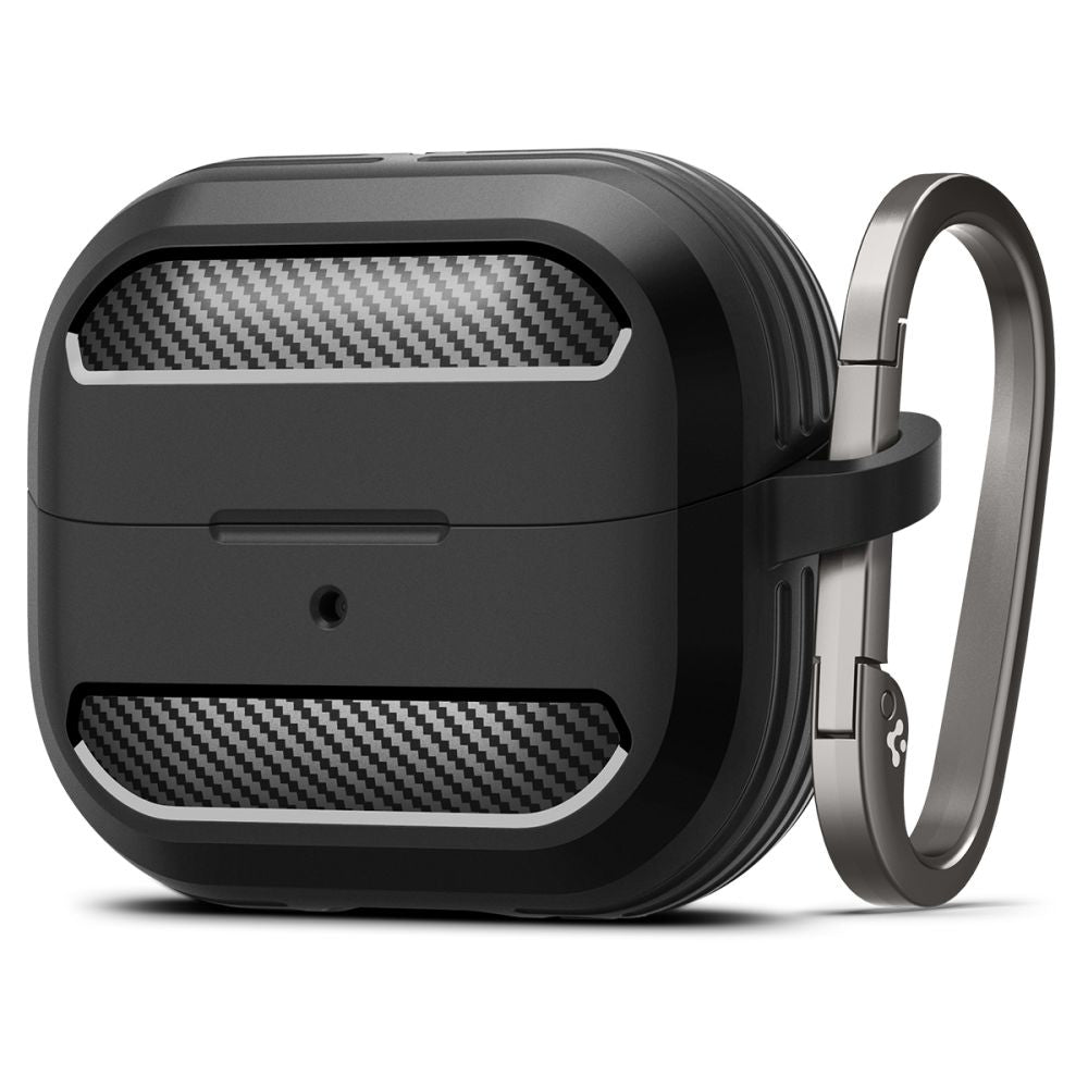 Spigen Rugged Armor etui til Samsung Galaxy Buds3 FE / Buds3 Pro / Buds3, Sort ACS08330