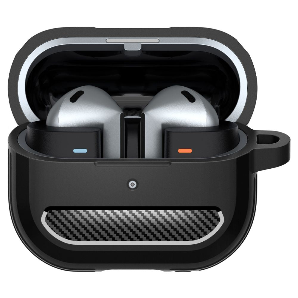 Spigen Rugged Armor etui til Samsung Galaxy Buds3 FE / Buds3 Pro / Buds3, Sort ACS08330
