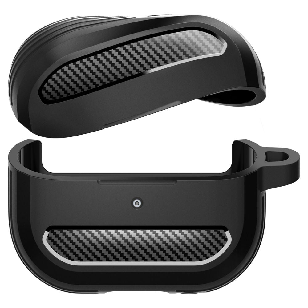 Spigen Rugged Armor etui til Samsung Galaxy Buds3 FE / Buds3 Pro / Buds3, Sort ACS08330