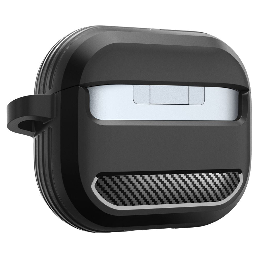 Spigen Rugged Armor etui til Samsung Galaxy Buds3 FE / Buds3 Pro / Buds3, Sort ACS08330