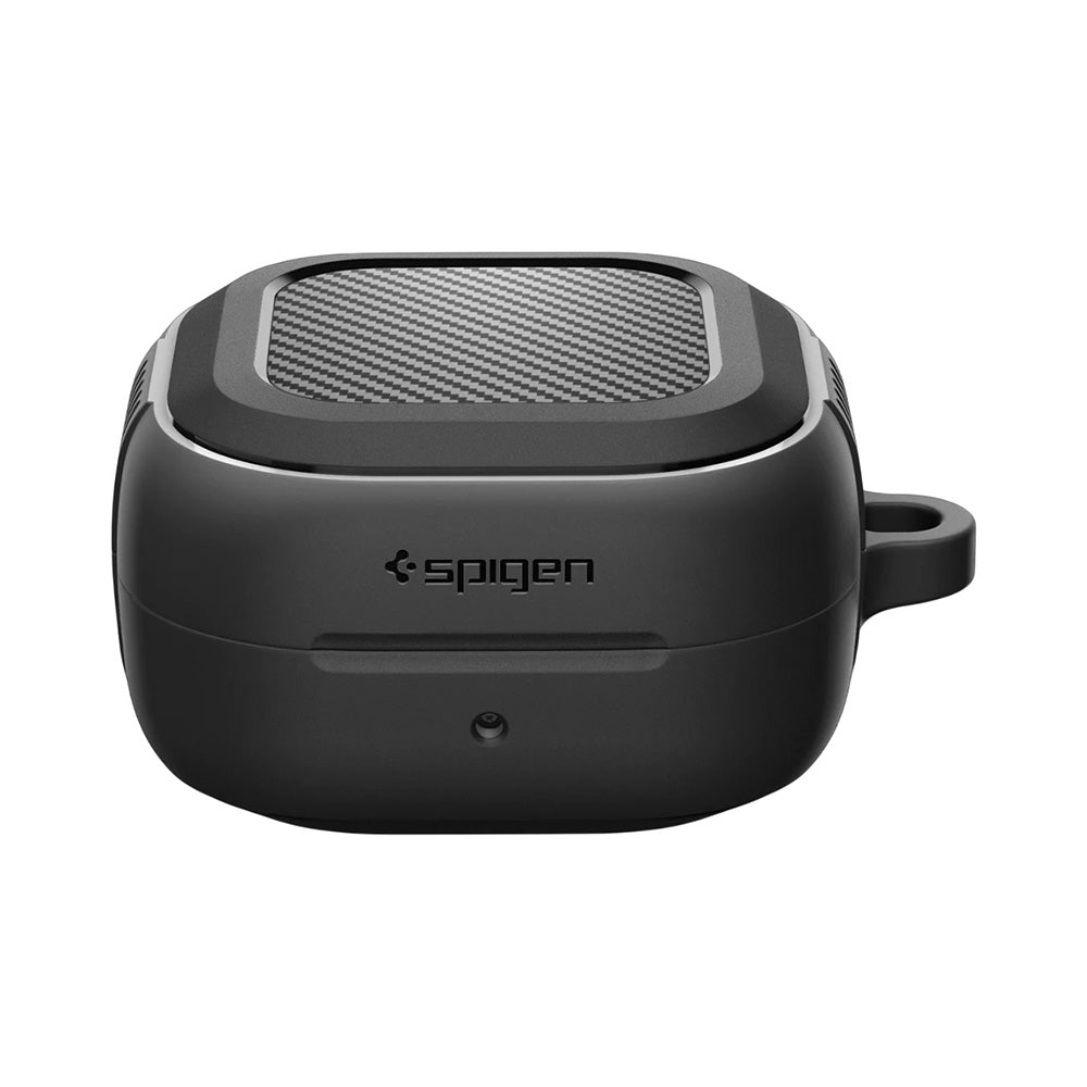 Spigen Rugged Armor etui til Samsung Galaxy Buds4 / Buds4 Pro, Mat Sort ACS11200