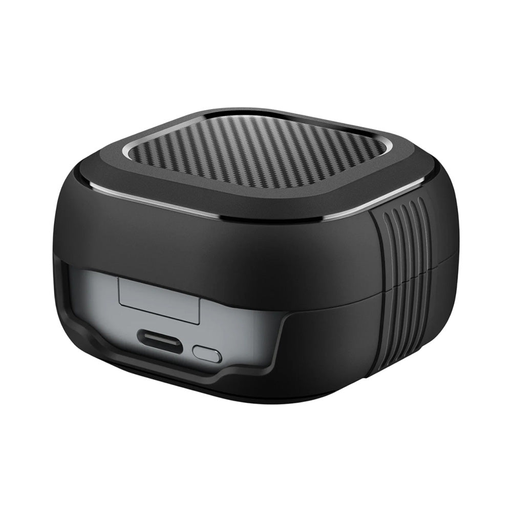 Spigen Rugged Armor etui til Samsung Galaxy Buds4 / Buds4 Pro, Mat Sort ACS11200