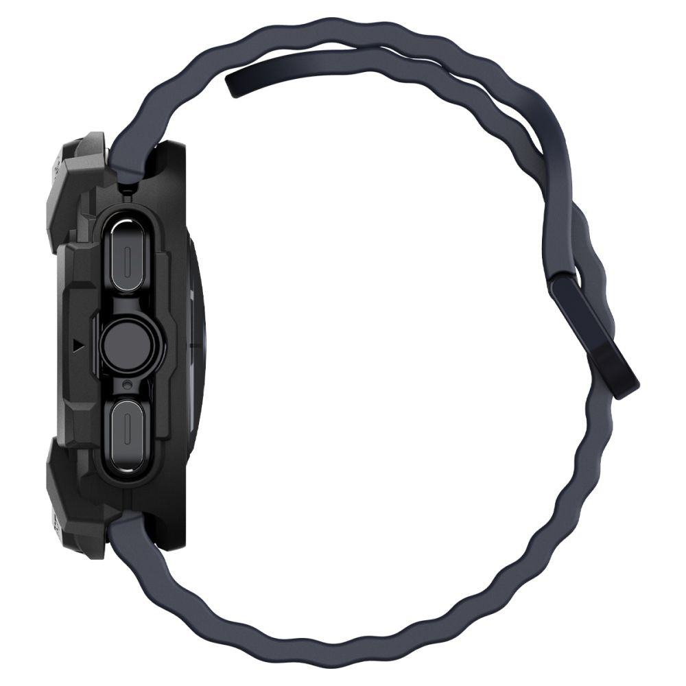 Spigen Rugged Armor cover til Samsung Galaxy Watch Ultra, Sort