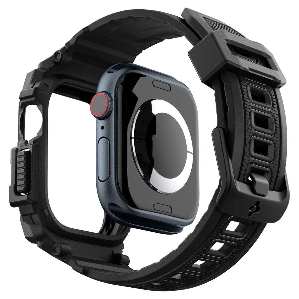Spigen Rugged Armor Pro etui til Apple Watch Series 10 42mm, Mat Sort ACS08591