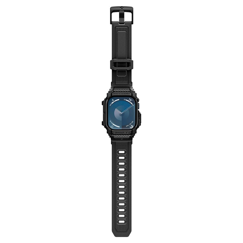 Spigen Rugged Armor Pro etui til Apple Watch Series 10 42mm, Mat Sort ACS08591