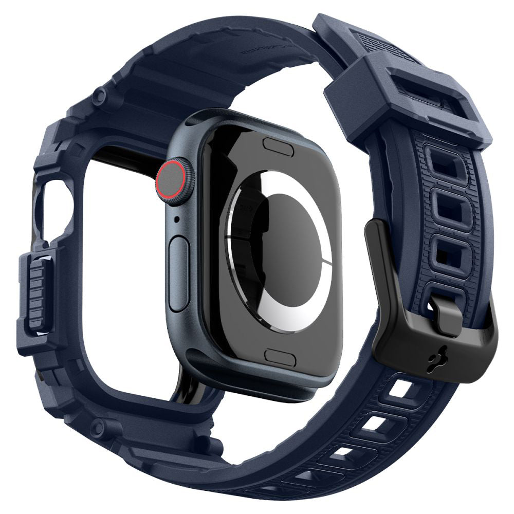 Spigen Rugged Armor Pro etui til Apple Watch Series 10 / 11 46mm, Marineblå