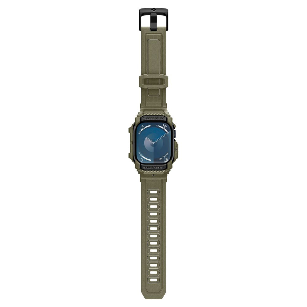 Spigen Rugged Armor Pro etui til Apple Watch Series 10 46mm, Khaki ACS08608