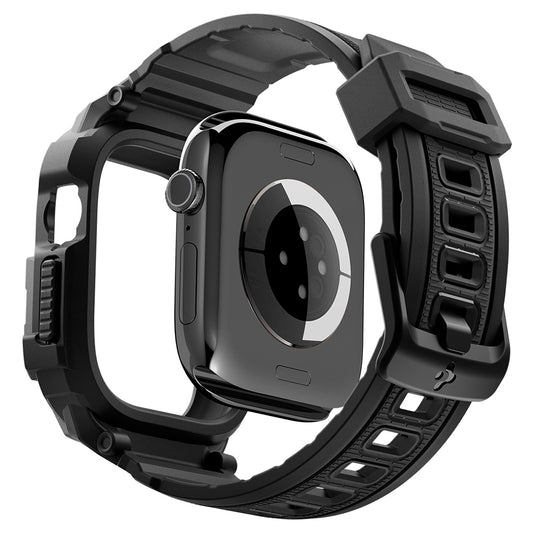 Spigen Rugged Armor Pro cover til Apple Watch Series 12 42mm, Mat Sort ACS11883