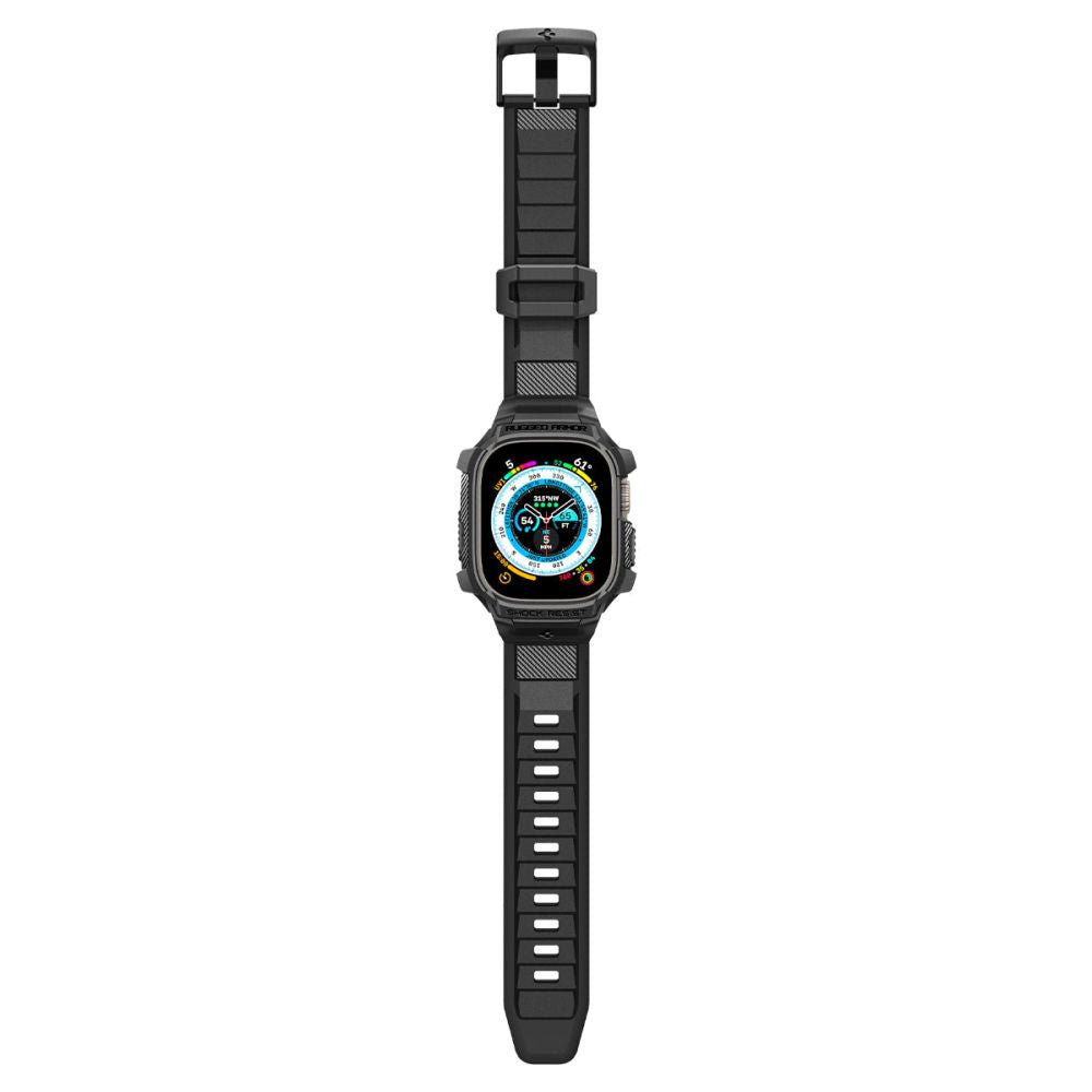 Spigen Rugged Armor Pro cover til Apple Watch Ultra Series, Sort