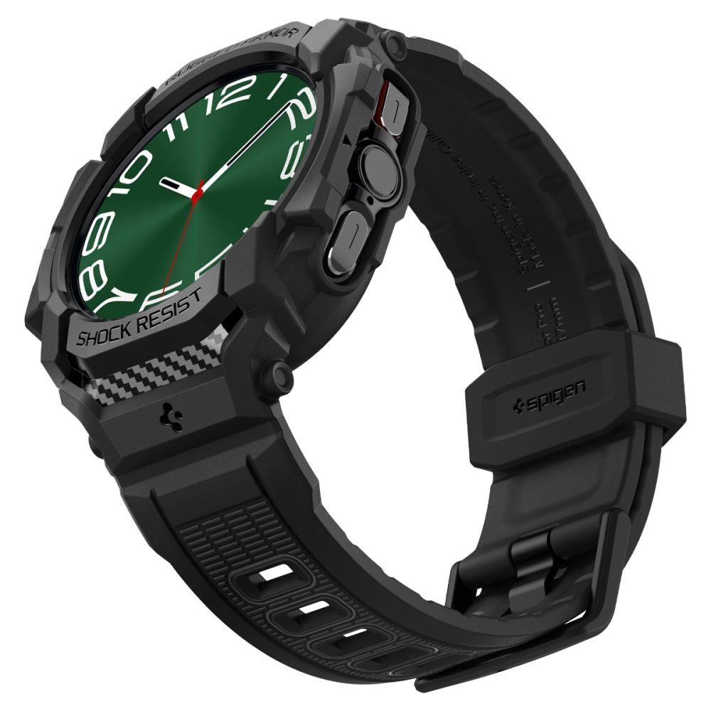 Spigen Rugged Armor Pro cover til Samsung Galaxy Watch Ultra, sort ACS08427