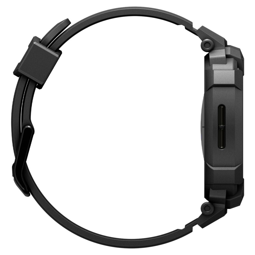 Spigen Rugged Armor Pro cover til Samsung Galaxy Watch8 40mm, Mat Sort ACS10005