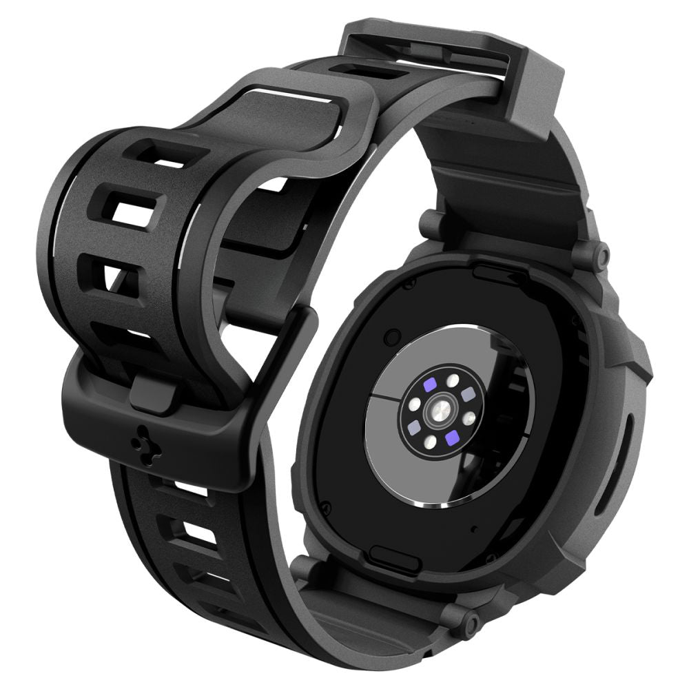 Spigen Rugged Armor Pro cover til Samsung Galaxy Watch8 40mm, Mat Sort ACS10005