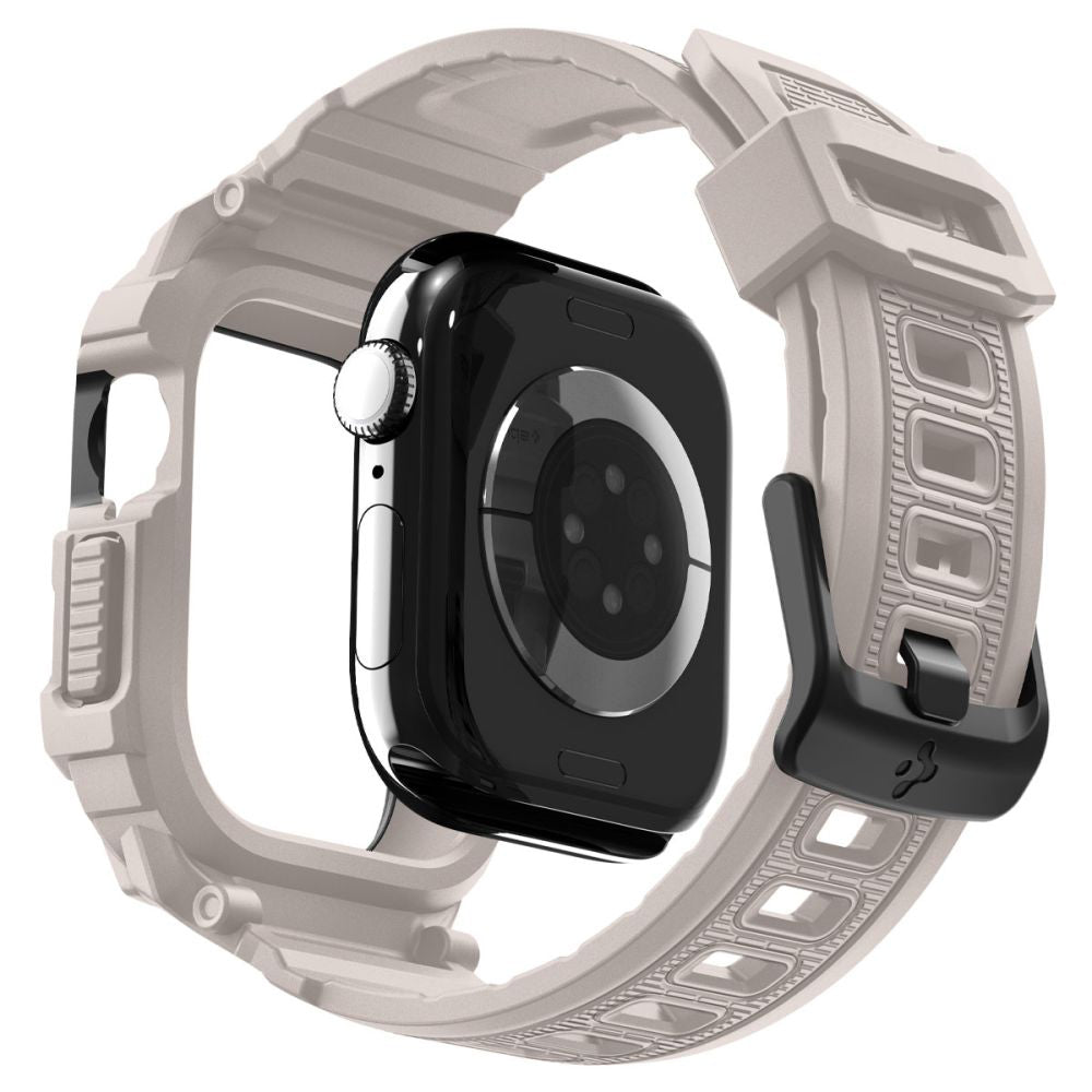 Spigen Rugged Armor Pro V2 cover til Apple Watch Series 10 / 11 42mm, Beige ACS10496