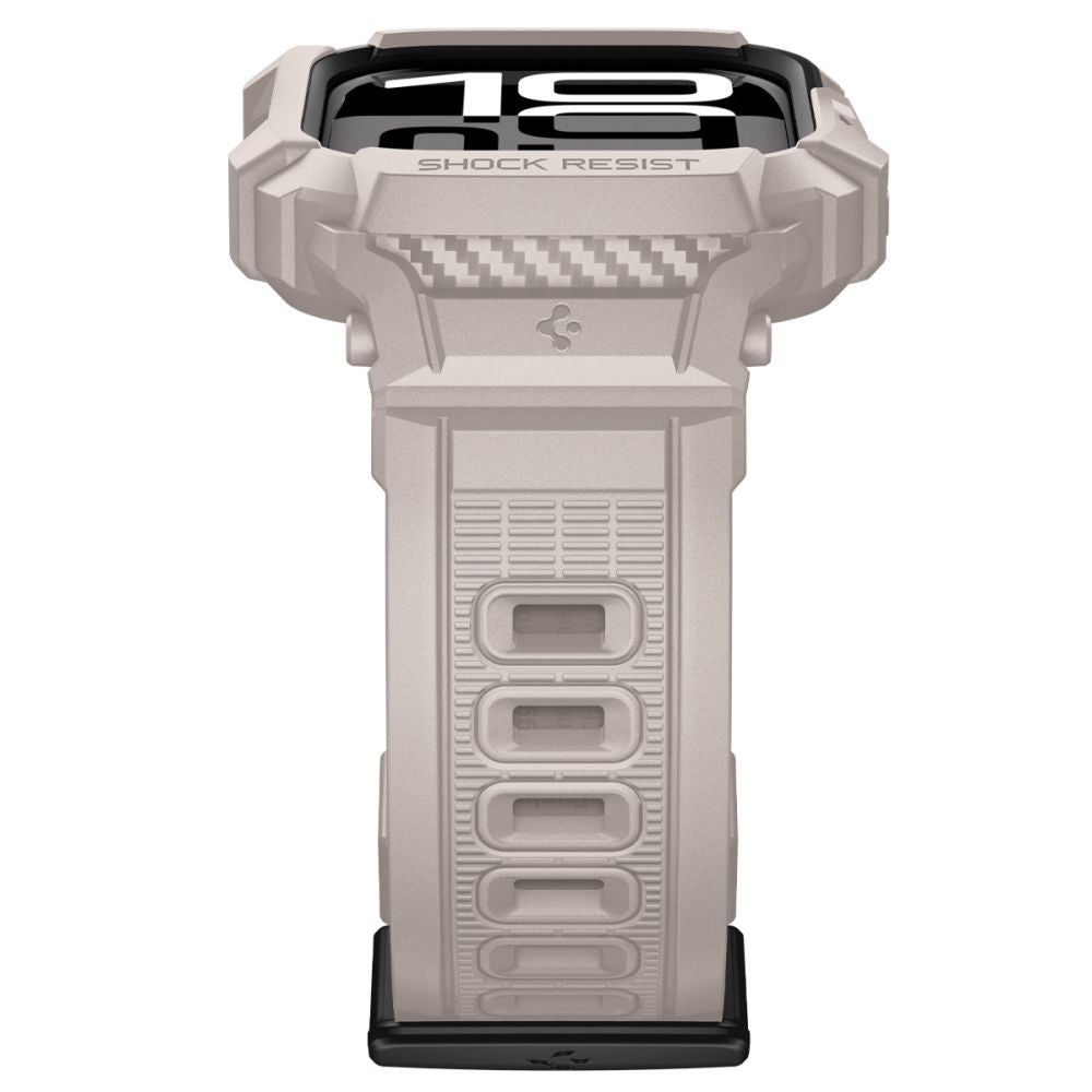 Spigen Rugged Armor Pro V2 cover til Apple Watch Series 10 / 11 42mm, Beige ACS10496