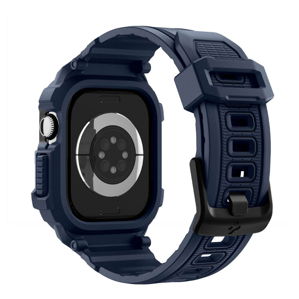 Spigen Rugged Armor Pro V2 etui til Apple Watch Series 10 / 11 42mm, Marineblå ACS10495