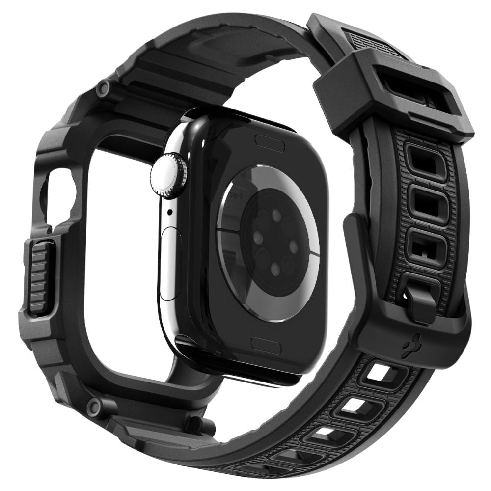 Spigen Rugged Armor Pro V2 etui til Apple Watch Series 10 / 11 42mm, Mat Sort ACS10494