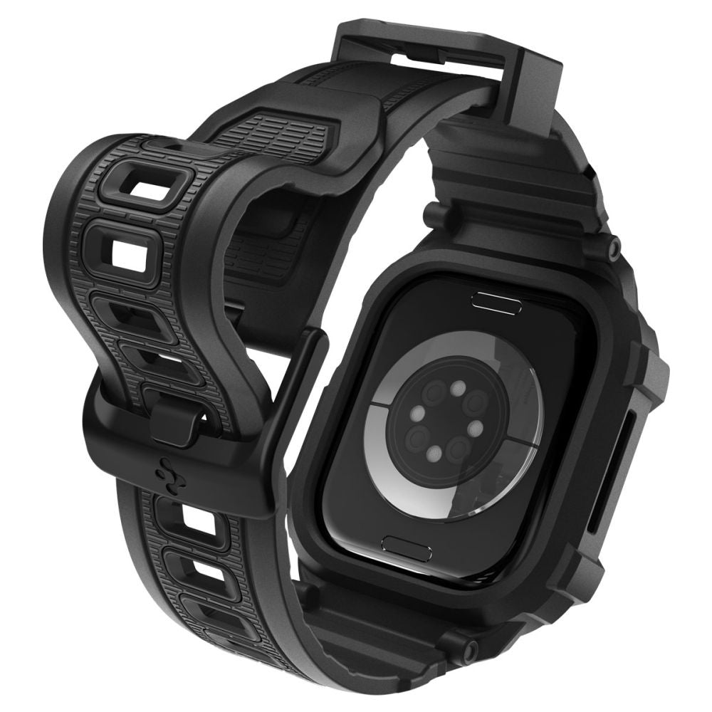 Spigen Rugged Armor Pro V2 etui til Apple Watch Series 10 / 11 42mm, Mat Sort ACS10494