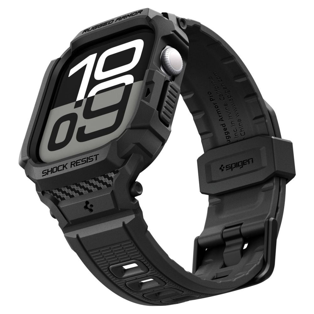 Spigen Rugged Armor Pro V2 etui til Apple Watch Series 10 / 11 42mm, Mat Sort ACS10494