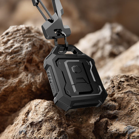 Tech-Protect Kevlar Pro etui til Apple AirTag, Sort