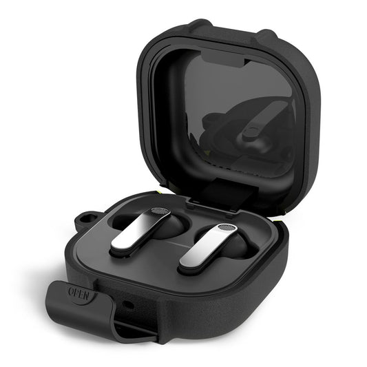 Tech-Protect Slim Hook etui til Samsung Galaxy Buds4 / Buds4 Pro, Sort
