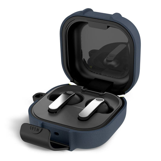 Tech-Protect Slim Hook etui til Samsung Galaxy Buds4 / Buds4 Pro, Marineblå