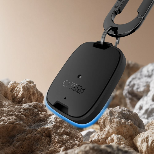 Tech-Protect Velar etui til Apple AirTag, Sort