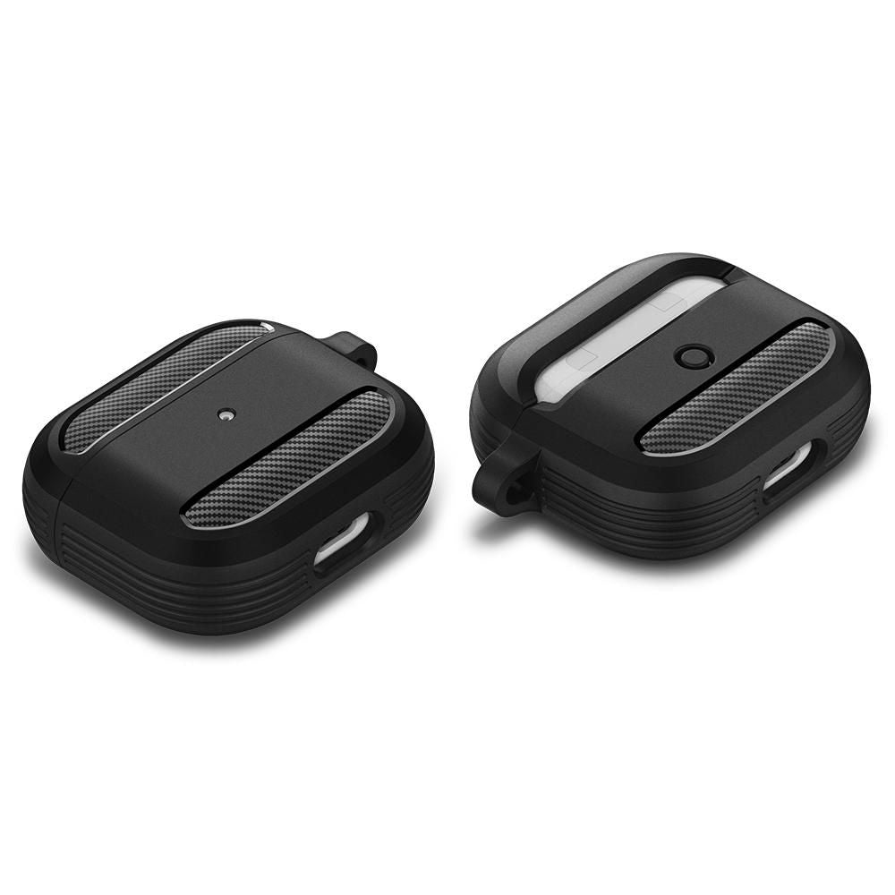 Techsuit Carbon Case for Apple AirPods 3, Black