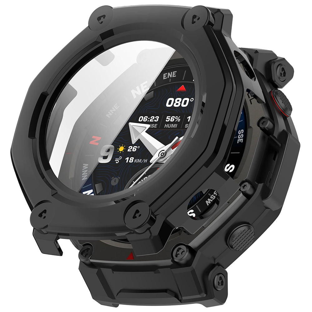 Techsuit Defense360 Pro cover til Amazfit T-Rex 3 Pro 48mm, Sort