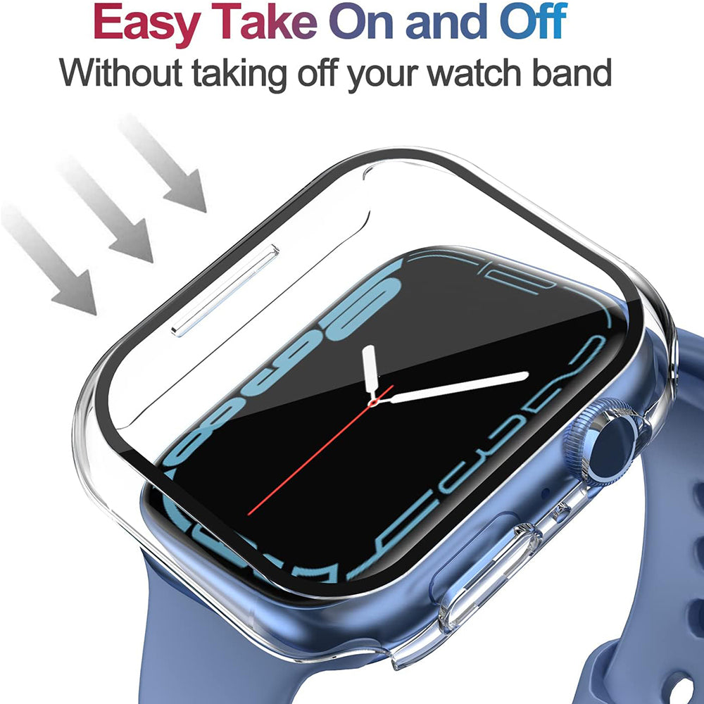Techsuit Defense360 Pro Case for Apple Watch 7 41mm Series, Transparent