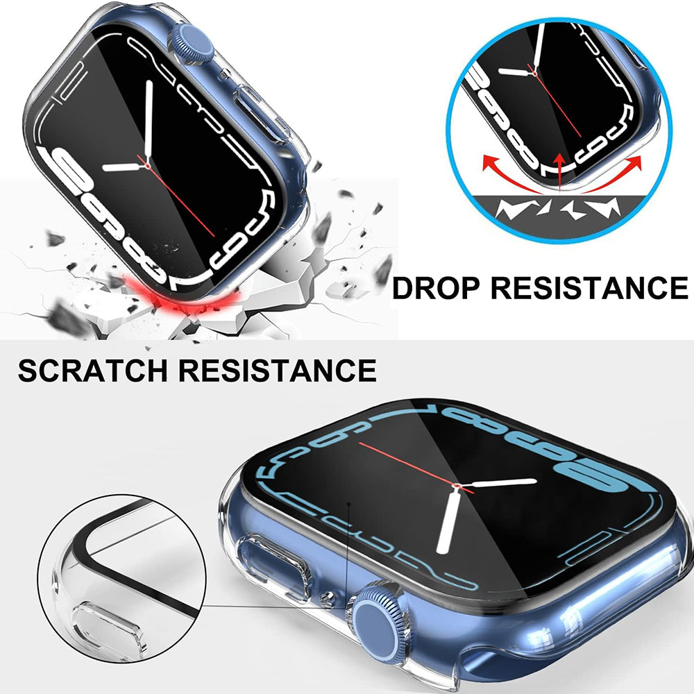 Techsuit Defense360 Pro Case for Apple Watch 7 41mm Series, Transparent