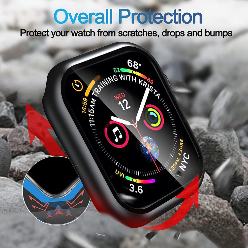 Techsuit Defense360 Pro cover til Apple Watch 7 45mm Series, Sort