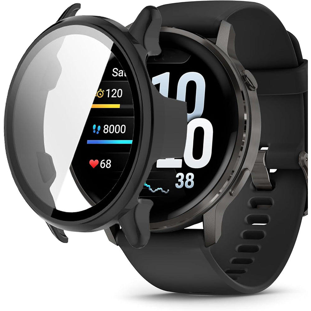 Techsuit Defense360 Pro etui til Garmin Venu 4 41mm, Sort