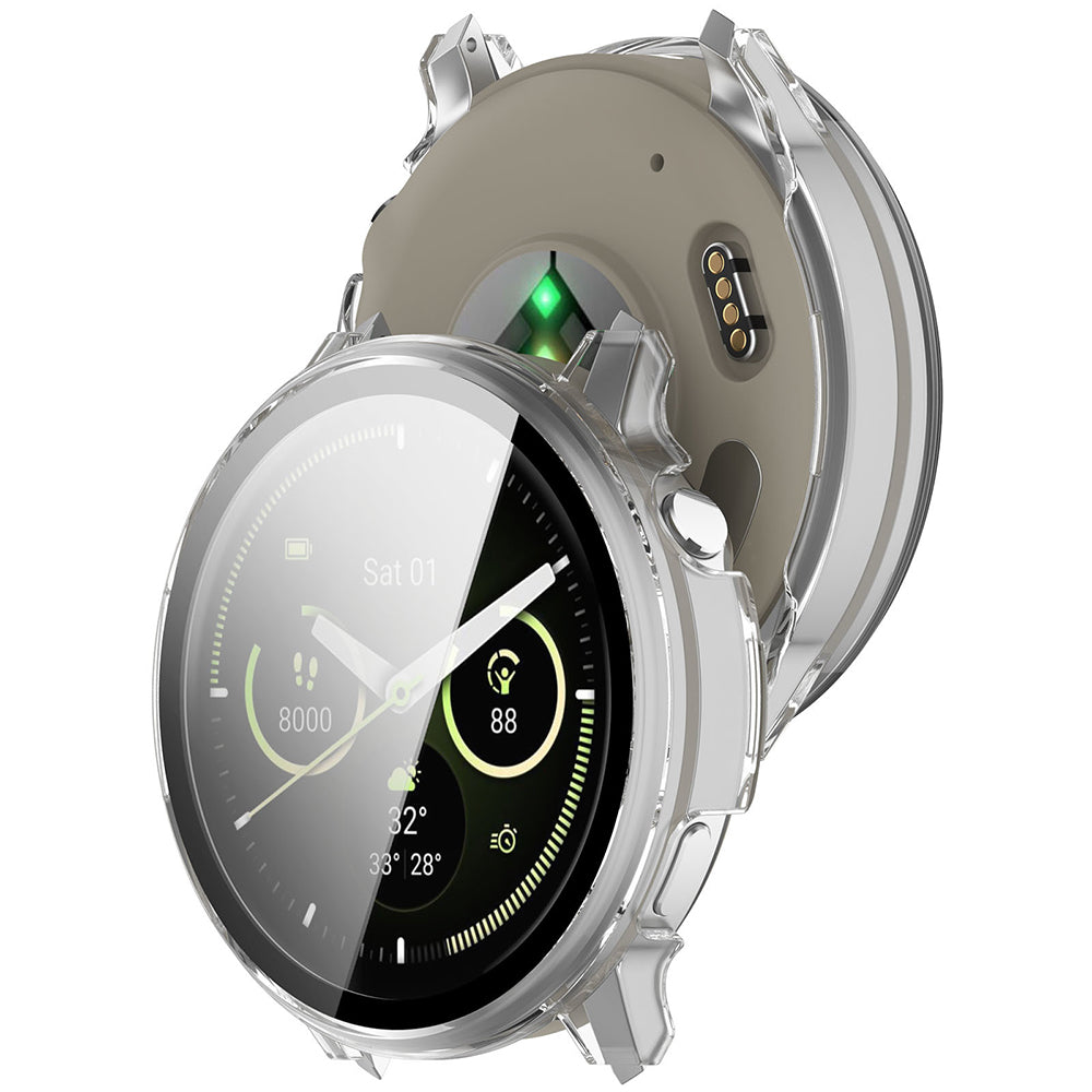 Techsuit Defense360 Pro Case for Garmin Venu 4 45mm, Transparent