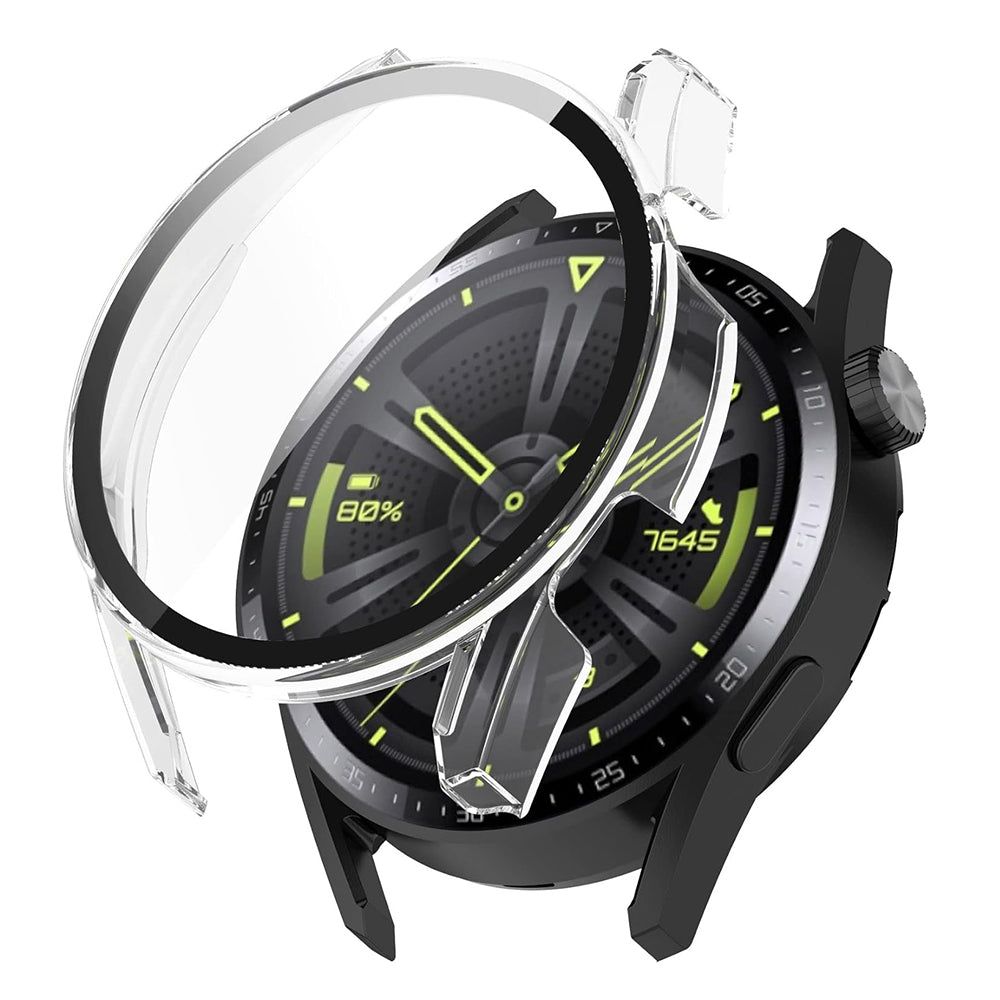 Techsuit Defense360 Pro Case for Huawei Watch GT 3 46mm, Transparent